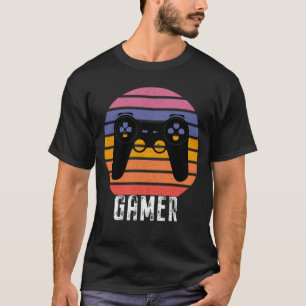 Camiseta Gamer Video Retro Controller Games Gaming Boys Gir