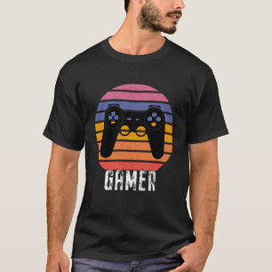 Camiseta Gamer Video Retro Controller Games Gaming Boys Gir