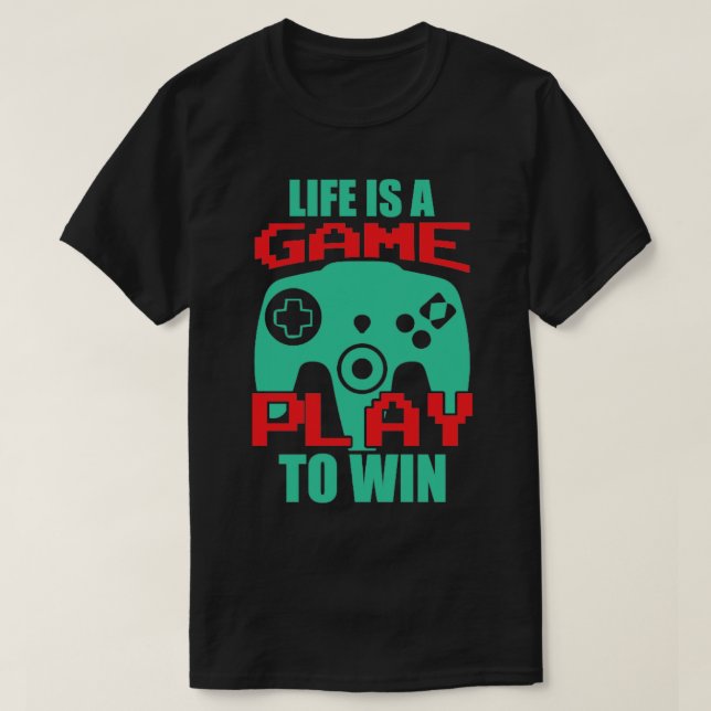 Camiseta Gamer Win (Frente do Design)