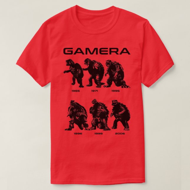 CAMISETA GAMERA YEARS (Frente do Design)