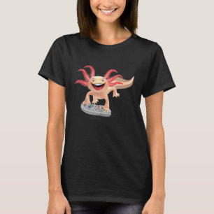 Camiseta Gamers Axolotl - Gama de vídeo retrô para jogos Ax