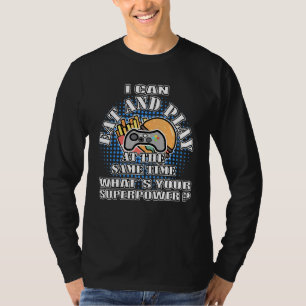 Camiseta Gamers De Pc E Gamers De Vídeo Para Jogos