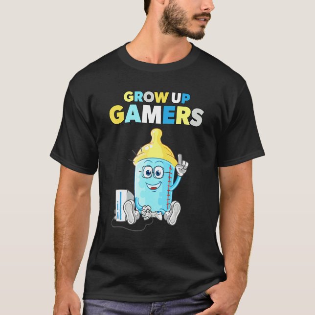 Camiseta Gamers em crescimento (Frente)