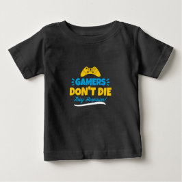 Camiseta Gamers não morrem eles respondem