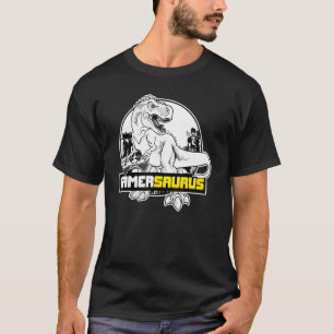 Camiseta Gamersaurus Gamer Dinossaur Jogos