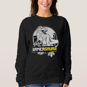 Camiseta Gamersaurus Gamer Dinossaur Jogos