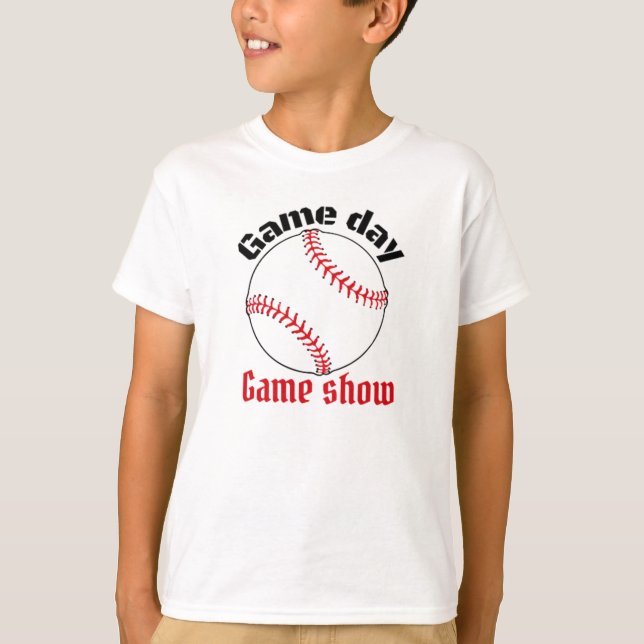 Camiseta Gameshow De Baseball Gameday (Frente)