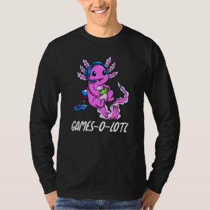 Camiseta Gamesolotl Axolotl Gamer Mexicanum Homens