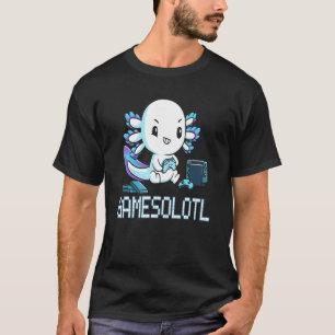 Camiseta Gamesolotl Axolotl Gamer Videos games