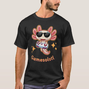 Camiseta Gamesolotl Axolotl Video Game Gamer Matchin