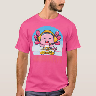 Camiseta Gamesolotl Axolotl Video Game Gamer Salaman