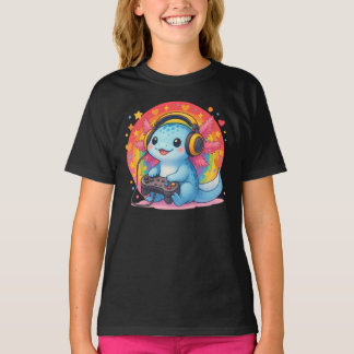 Camiseta Gamesolotl Axolotl Videos games Kawaii Anime Gamer