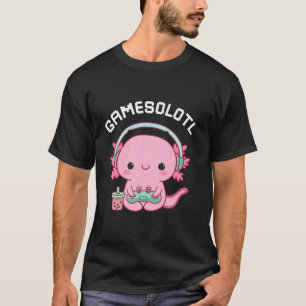 Camiseta Gamesolotl Axolotl Videos games Kawaii Anime Gamer