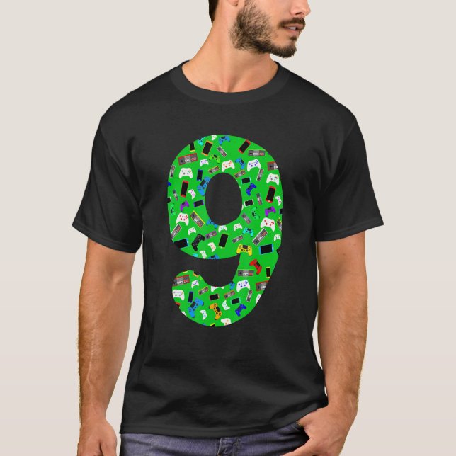 Camiseta Gamin Legal de Garoto de Noivado de 9 Anos (Frente)