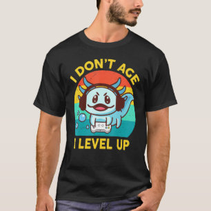 Camiseta Gaming Axolotl Kids Youth Boy Gamesalotl Cute Axo