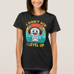 Camiseta Gaming Axolotl Kids Youth Boy Gamesalotl Cute Axo