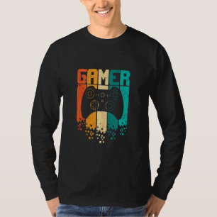 Camiseta Gaming Boys Men Adolescentes Gamer Retro Videos ga
