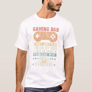 Camiseta Gaming Dad Father Kids Father s