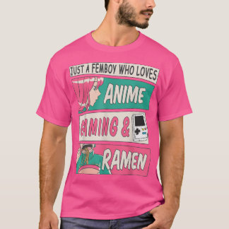 Camiseta Gaming e Ramen - Design Sissy Man