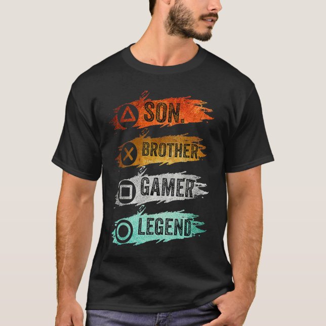 Camiseta Gaming  For Teenage Boys 8 16 Year Old Gamer (Frente)