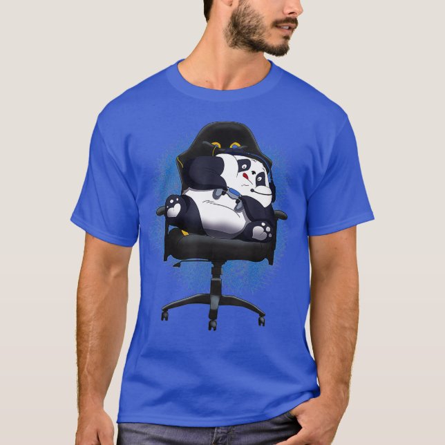 Camiseta Gaming Panda Funny Gamer Video Games (Frente)