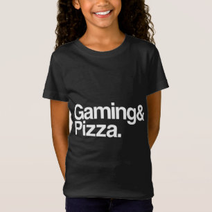Camiseta Gaming Pizza Video Gamer Namorado