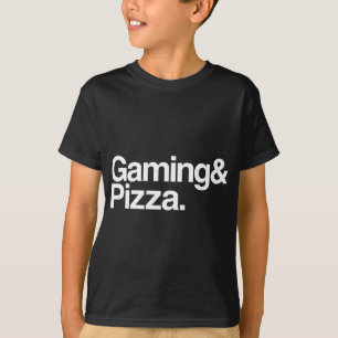Camiseta Gaming Pizza Video Gamer Namorado