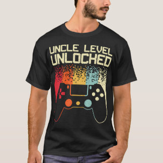 Camiseta Gaming Uncle Art For Men Video Gamer First Time Un