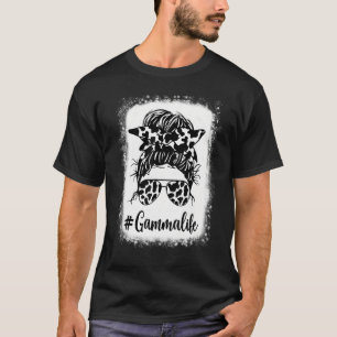 Camiseta Gamma Life Vaca Coque Desgrenhado Cabelo Descolori