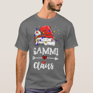 Camiseta Gammi Claus Christmas Light Pajama Family Matching