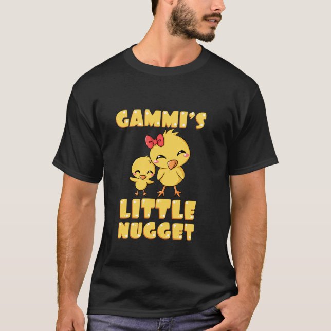 Camiseta Gammi é um frango desconhecido e avô mãe (Frente)