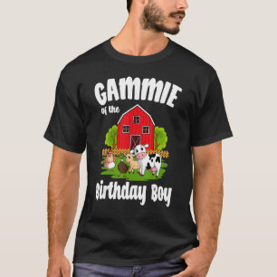Camiseta Gammie Da Festa De Bois De Fazenda De Aniversário