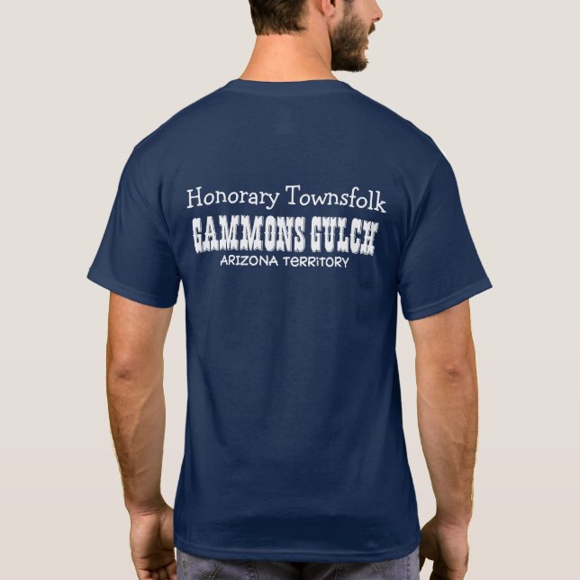 Camiseta Gammons Gulch Movie Set Tshirt (Verso)