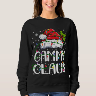 Camiseta Gammy Claus Natal Santa Hat Família Xm