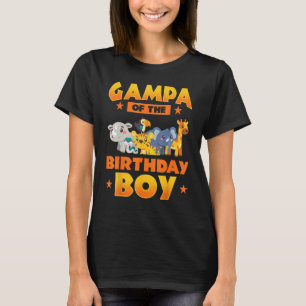 Camiseta Gampa Da Festa De Baternidade Zoo Safari