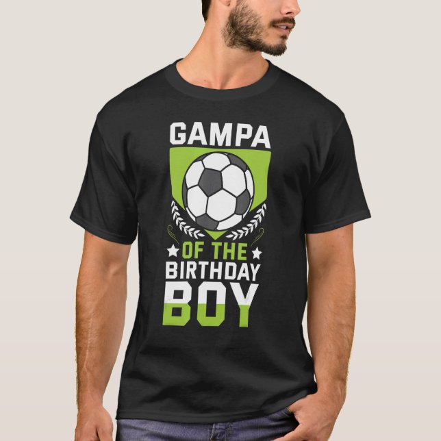 Camiseta Gampa Do Aniversário Da Equipe De Jogadores De Fut (Frente)