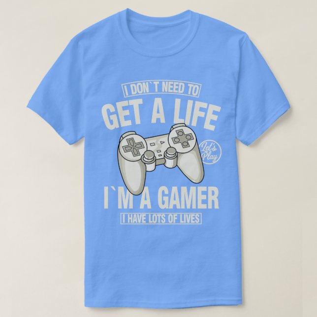 Camiseta Gampers de console de jogos (Frente do Design)