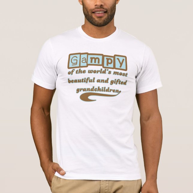 Camiseta Gampy de netos dotado (Frente)