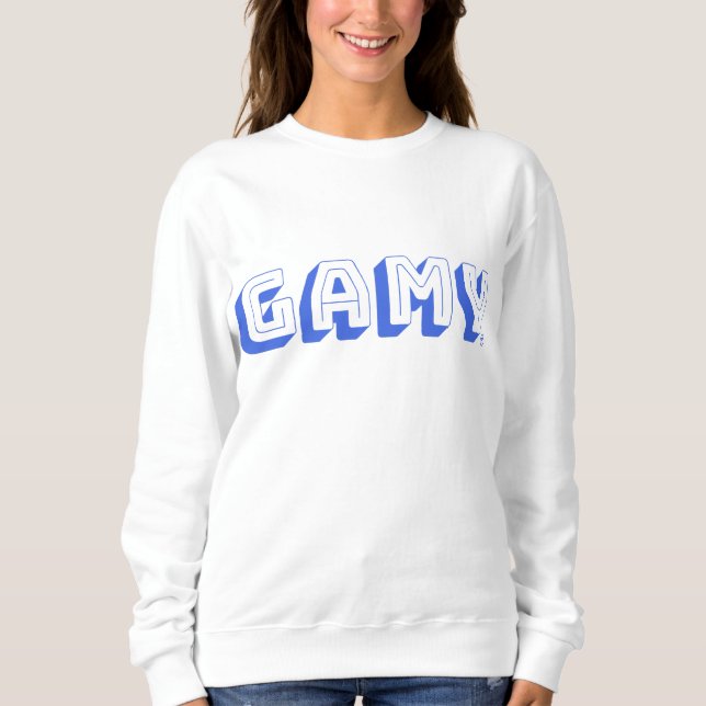 Camiseta GAMY® Royal blue Logo Damen (Frente)