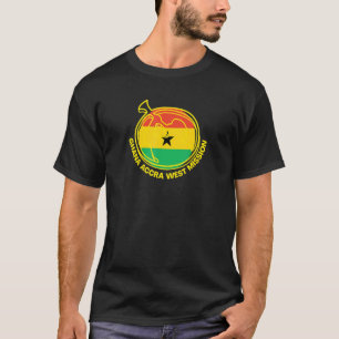 Camiseta Gana Accra Missão LDS Ocidental Orgulhosa Missioná