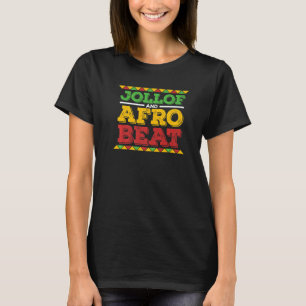 Camiseta Gana Gana África Ocidental Orgulha Jollof Afrobeat