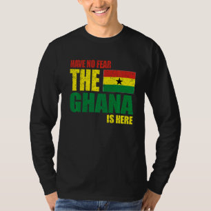 Camiseta Gana Não Tem Medo De Gana Estar Aqui