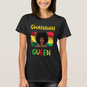 Camiseta Gana Rainha Gana Bandeira Gana Orgulho de Menina G