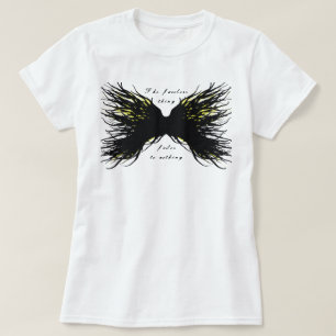 Camiseta Ganância Abstrato 7 Pecados Mortais Arte de Tinta 