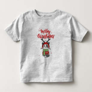 Camiseta Gancho de Natal de Gato Bonito Galore