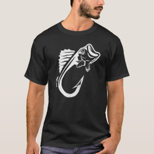 Camiseta Gancho de pesca legal Peixe Walleye Gancho de pesc