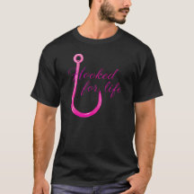 Gancho de Pesca Rosa Hooked for Life