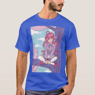 Camiseta Gancho japonês Chibi Kawaii otaku