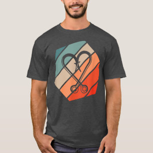 Camiseta Ganchos De Pesca Estilo Retro Vintage 252