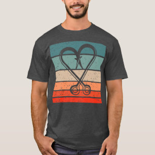 Camiseta Ganchos De Pesca Estilo Retro Vintage 261